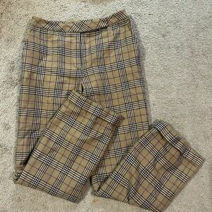 Loft Plaid Wool Pants These